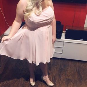 light pink formal/bridesmaid dress